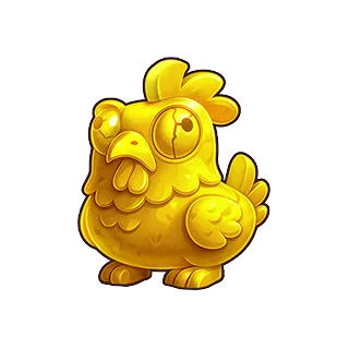 Estatua de oro – Chicken Road Gold