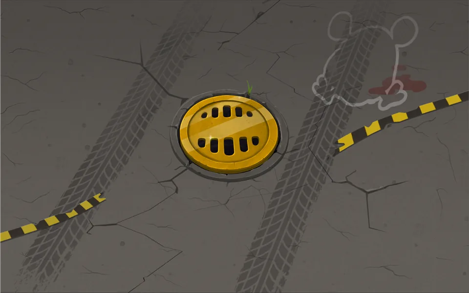 Una escena del juego – Chicken Royal