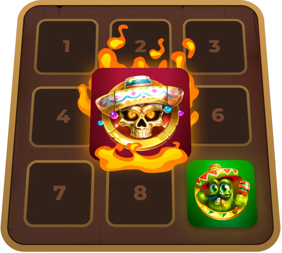 El tablero – Hot Mines